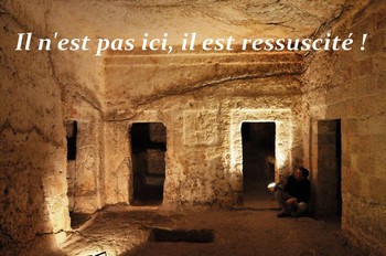 Pâque sur la terre des hommes.